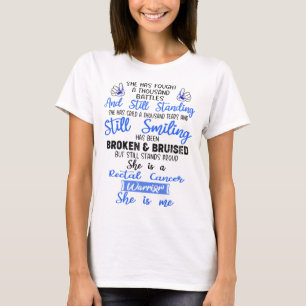 Rectal Cancer Awareness Ribbon Support Gifts T-Shirt