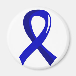 Rectal Cancer Blue Ribbon 3 Magnet