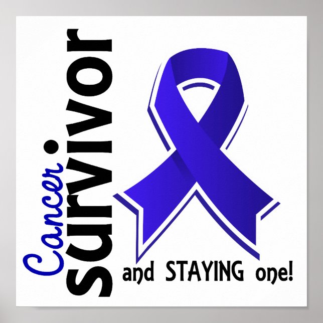 Rectal Cancer Survivor 19 Poster (Front)