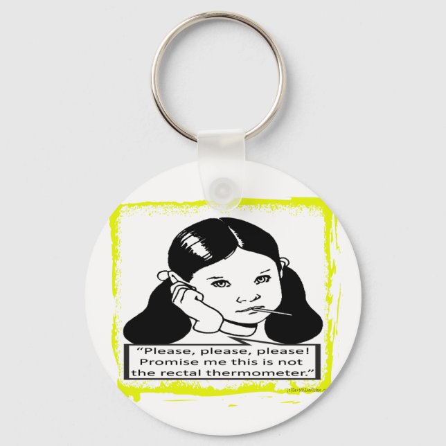 RECTAL THERMOMETER KEYCHAIN (Front)