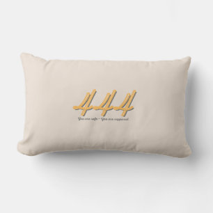 Rectangle 444 Coussin du numéro d'ange