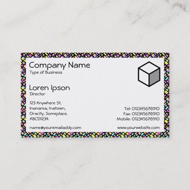 Rectangle - Abstract Business Card (Front)