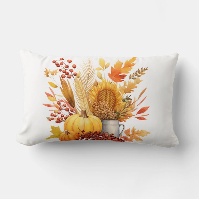 Rectangle Accent Coussin-Russe Automne Pail Accent Coussin (Recto)
