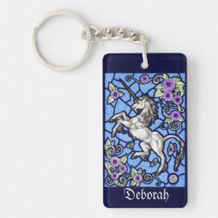 Rectangle acrylique Porte - clé Virginsnowe