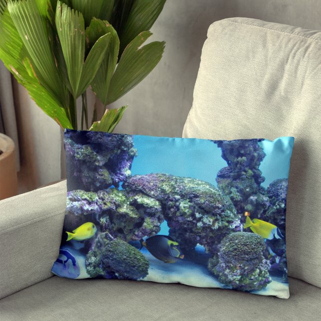 Rectangle Aquarium Fish Lumbar Coussin (Créateur téléchargé)