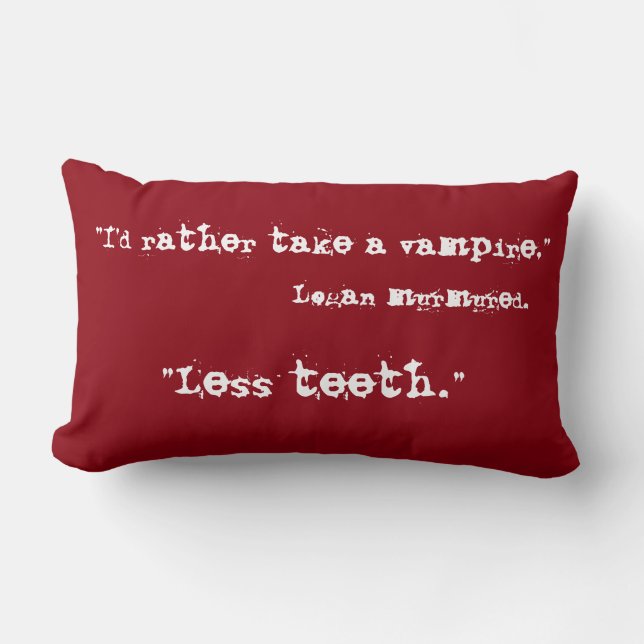 Rectangle Attaquer sur le coussin lombaire rouge de temps (Recto)