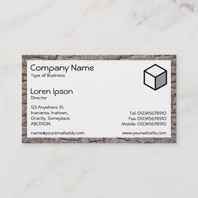 Rectangle - Bark 01 Business Card (Front)