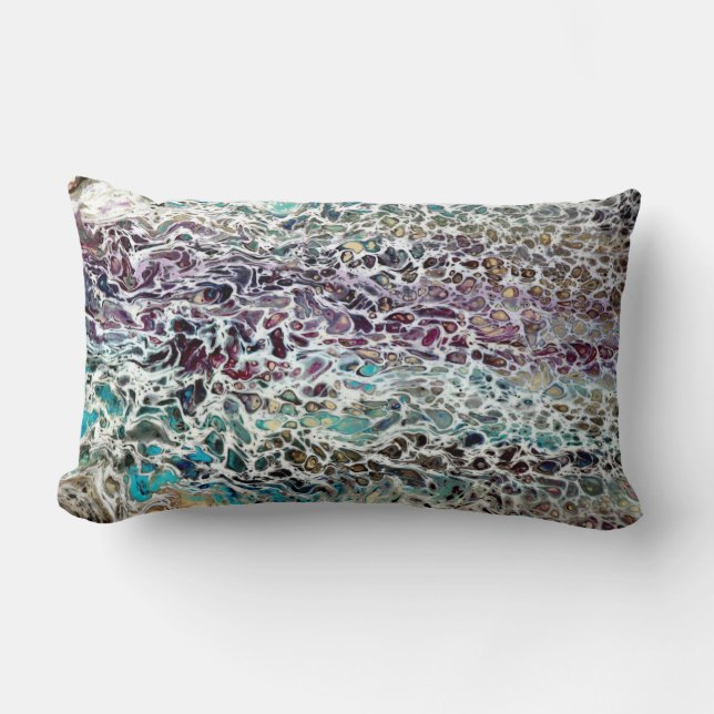 Rectangle Beau coussin original d'art (Recto)