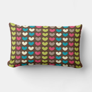 Rectangle Beaucoup de Coeurs MOJO Coussin