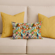 Bébé Animaux de la Jungle Coussin Lombaire Tropica