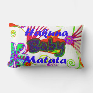 Rectangle Bébé Enfants Hakuna Matata Coussin