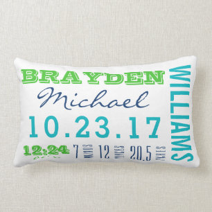 Rectangle Bébé nouveau-né du coussin de détails de