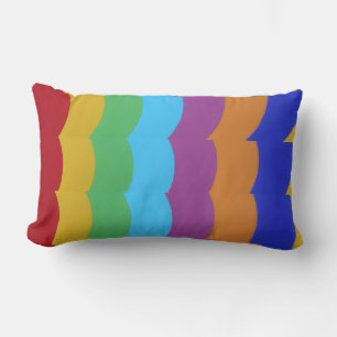 Rectangle Belles couleurs vives ! Coussin lombaire