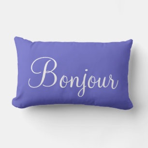 Rectangle Bonne Nuit Paris Lumbar Coussin