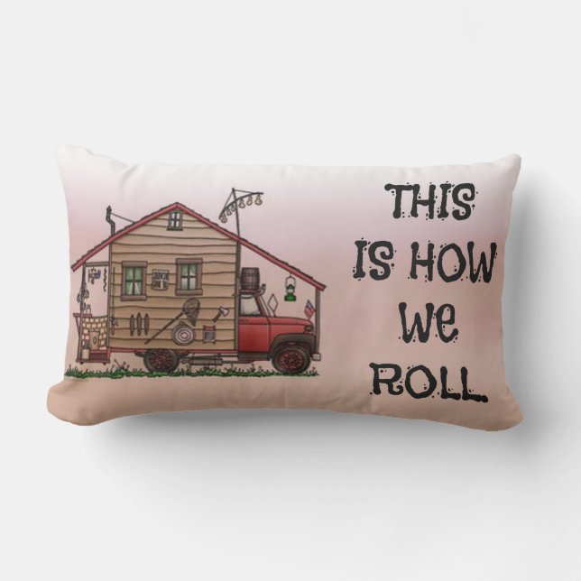 Rectangle Campeur ou coussin de Motorhome (Recto)