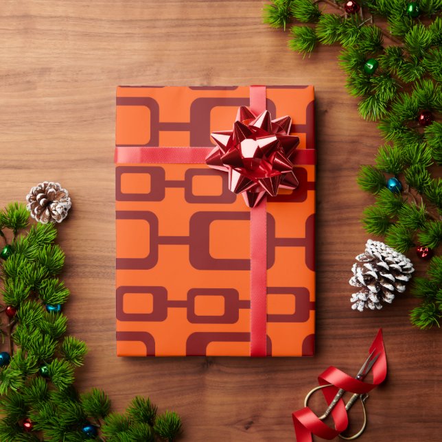 Rectangle Chains  Wrapping Paper (Holiday Gift)