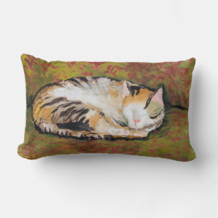 Rectangle Chat, août Macke Lumbar Coussin