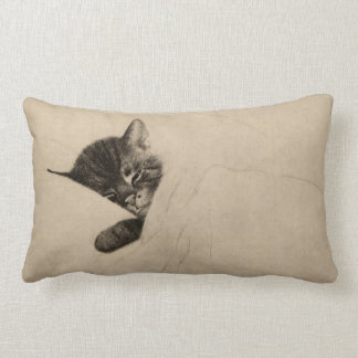 Rectangle Chessie "sommeil coussin d'accent comme chaton"