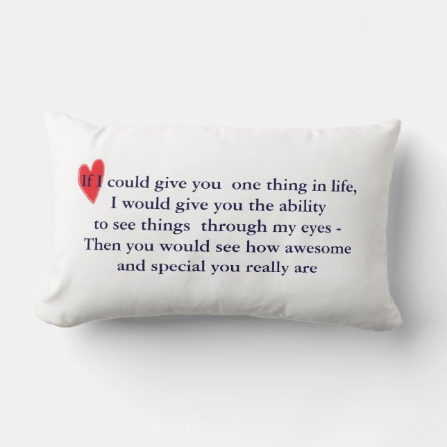Rectangle Comment le Special vous sont coussin (Recto)