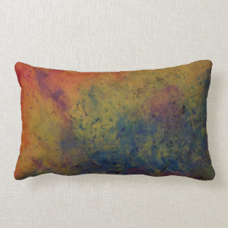 Rectangle coussin abstrait de domaine de la couleur