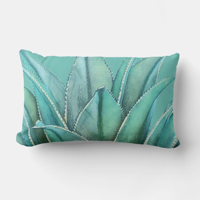 Rectangle Coussin Agave Lumbar (Recto)