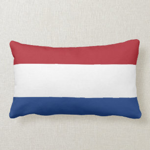 Rectangle Coussin avec le drapeau de Pays-Bas