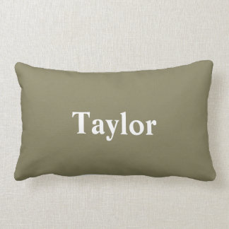 Rectangle Coussin avec nom personnalisé