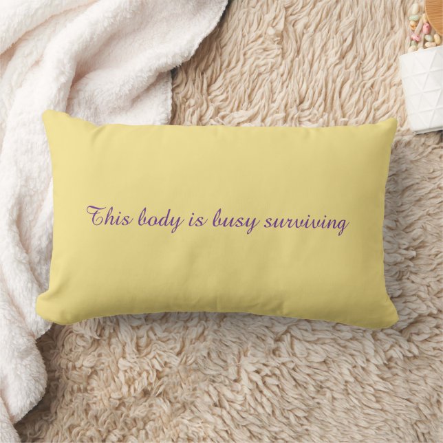 Rectangle Coussin avec un message inspirant (Couverture)