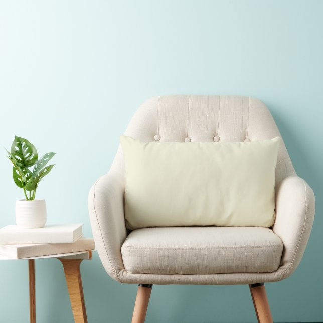 Rectangle Coussin beige Lumbar (Chaise)
