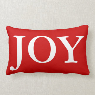 Rectangle Coussin blanc rouge de vacances de joie de fête de