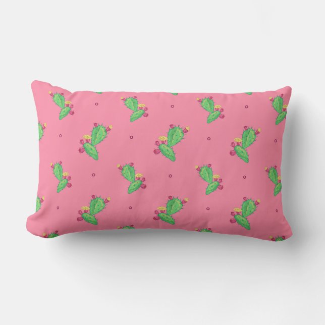 Rectangle Coussin Cactus Lumbar (Recto)