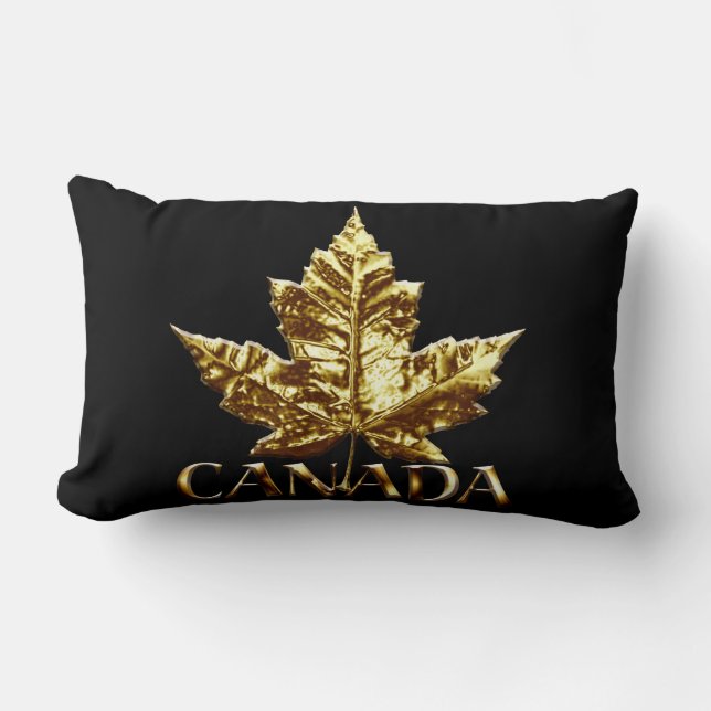 Rectangle Coussin Canada Gold Canada Équipe Coussin souvenir (Recto)