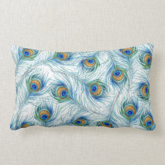 Rectangle Coussin confortable de paon