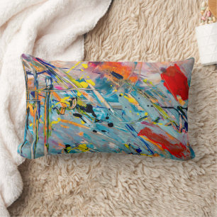 Rectangle Coussin couleur eau simple