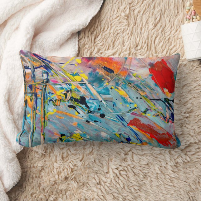 Rectangle Coussin couleur eau simple (Couverture)