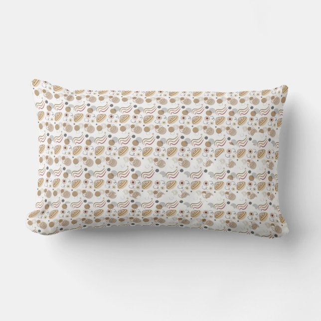 Rectangle Coussin d'accent abstrait moderne (Recto)