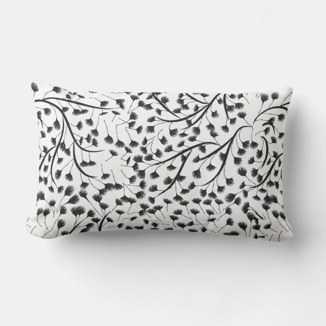 Rectangle Coussin d'accent - Botanique Coussin de jet (Recto)