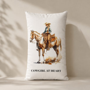 Rectangle Coussin d'accent de style western pour chambre d'é