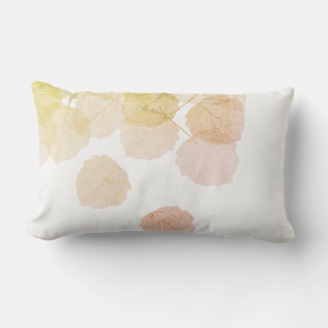 Rectangle Coussin d'accent - Feuilles de la nature (Recto)