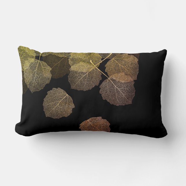 Rectangle Coussin d'accent - Feuilles de la nature (Recto)