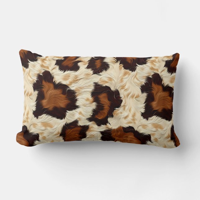 Rectangle Coussin d'accentuation de la vache (Recto)