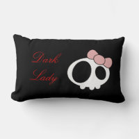 Coussin dame foncée