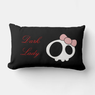 Rectangle Coussin dame foncée