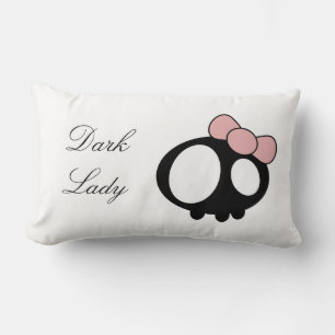 Rectangle Coussin dame foncée
