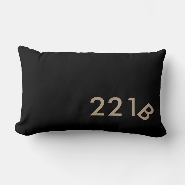 Rectangle Coussin de 221 B. Baker Street (Recto)