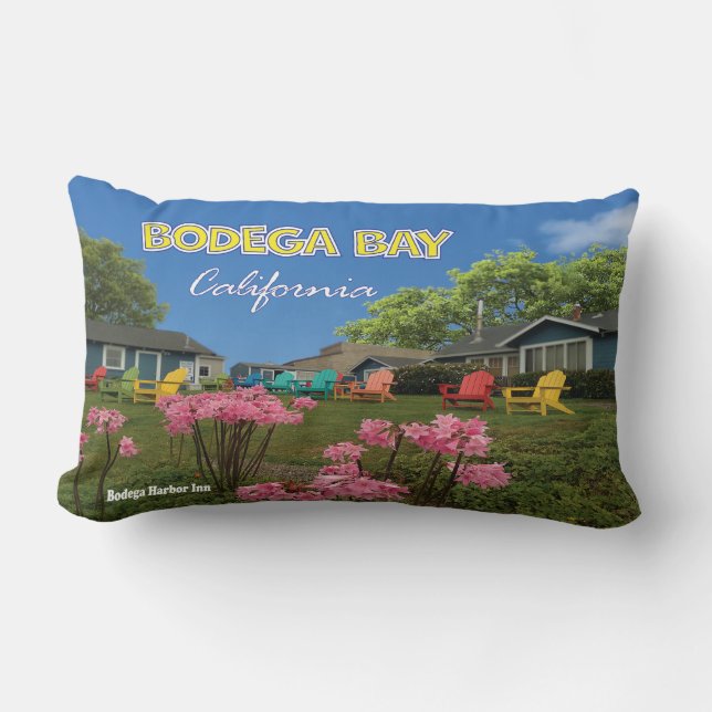 Rectangle Coussin de Bodega Bay (Recto)
