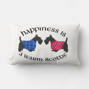 Rectangle Coussin de bonheur pour Terrier Écossais