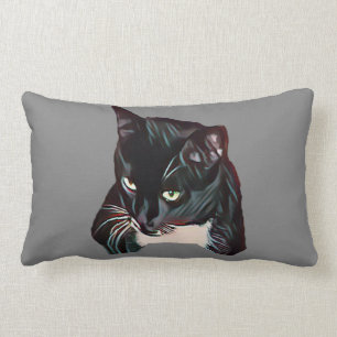 Rectangle Coussin de chat de Black Jack