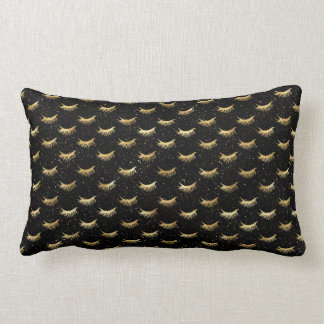Rectangle Coussin de cil d'or