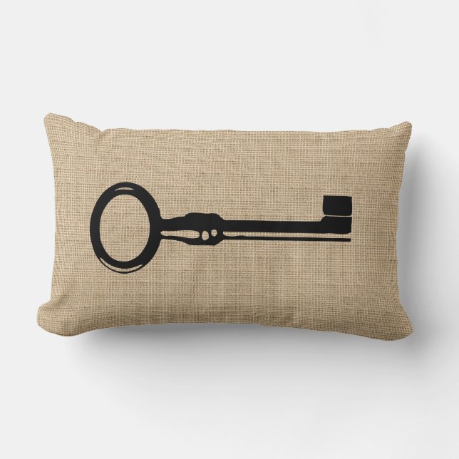 Rectangle Coussin de clé de style de timbre (Recto)